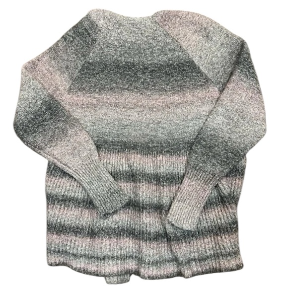 Torrid Women’s Gray Pink Ombre Open Front Cardigan Sweater Size 1X - Picture 2 of 6